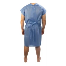 esteritam Bata Desechable Paciente 30gm  Sms , Sin Mangas  C/100pz