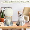 WARMCITY Modern Candle Warmer Lamp, Wide Base Candle Warming Lamp