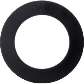 Viper by GLD Products Guardian Dartboard Surround Sisal/Bristle Steel-Tip Dartboard Wall Protector, Black, for 17.75” Steel tip Dart Board