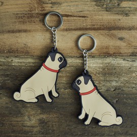 Sweet William Pug Keyring