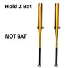CVNRCLP 4-Pack Universal Vertical Baseball & Softball Bat Wall Mount