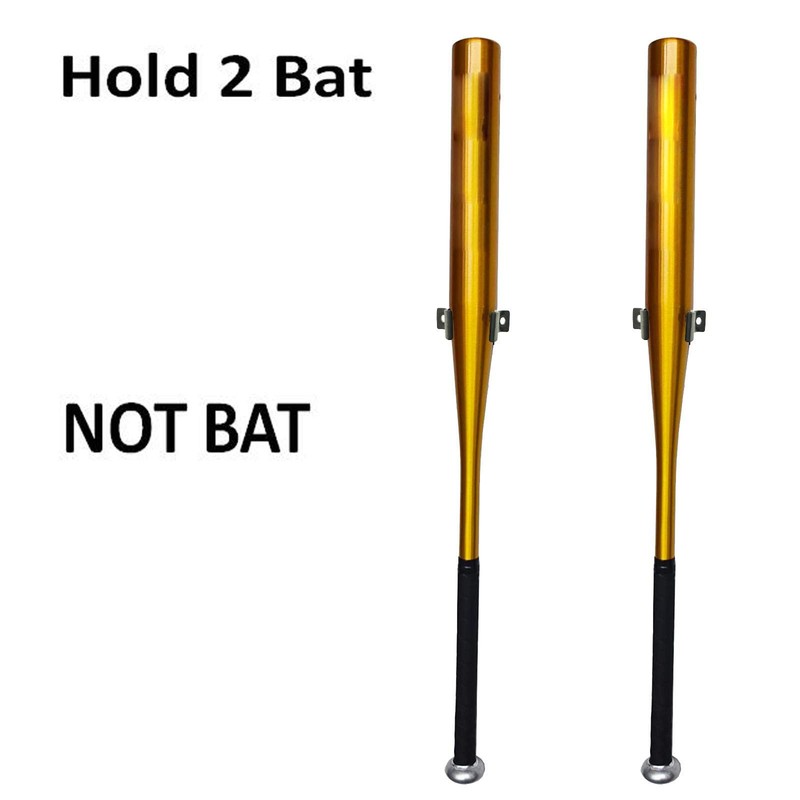 CVNRCLP 4-Pack Universal Vertical Baseball & Softball Bat Wall Mount