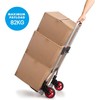 LEADALLWAY Dolly Cart Folding Hand Truck and Dolly,Steel Portable Cart