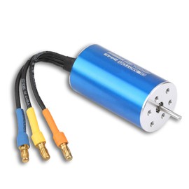 equlup Brushless Motor, 2445 5400KV 4-Pin Sensorless Brushless Motor Shaft RC Electric Motors Parts for 1/16 1/18 RC Model Car