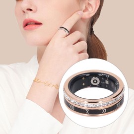 Smart Ring Fitness Tracker, Waterproof Fitness Monitor Ring with Pedometer for Android 5.0 and Above (8)