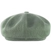 Kangol Women's Bamboo Jax Beret, Oil Green, Large