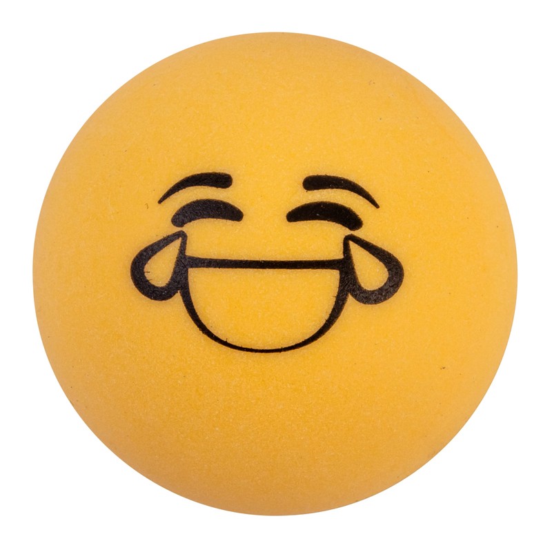 STIGA 6 Pack Emoji Ping Pong Balls - 40mm ITTF