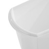 Sterilite 5.5 Gallon Rectangular Wastebasket, Open-top, Medium Sized Trash Can