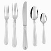 Fortessa Caviar 18/10 Stainless Steel Flatware Bouillon Spoon, Set of