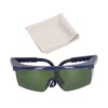 Laser Safe Glasses Optical Fiber Eye Protection Goggles Green Lens