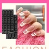 24 Sheets Nail Stencils, Airbrush Stencils Nail Stickers for Nail