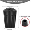 Rubber Buffer for Hiking Poles, Pack of 6 Walking Sticks,
