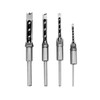 4pcs Square Hole Drill Bit Woodworking Hole Saw Mortising Chisel