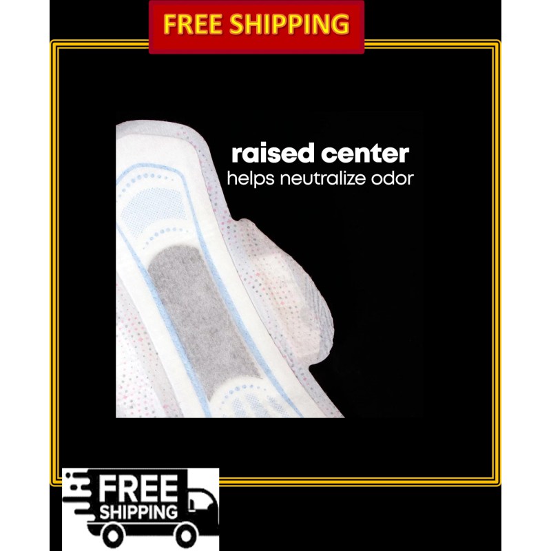 U by Kotex Balance Ultra Thin Pads with Wings, Heavy