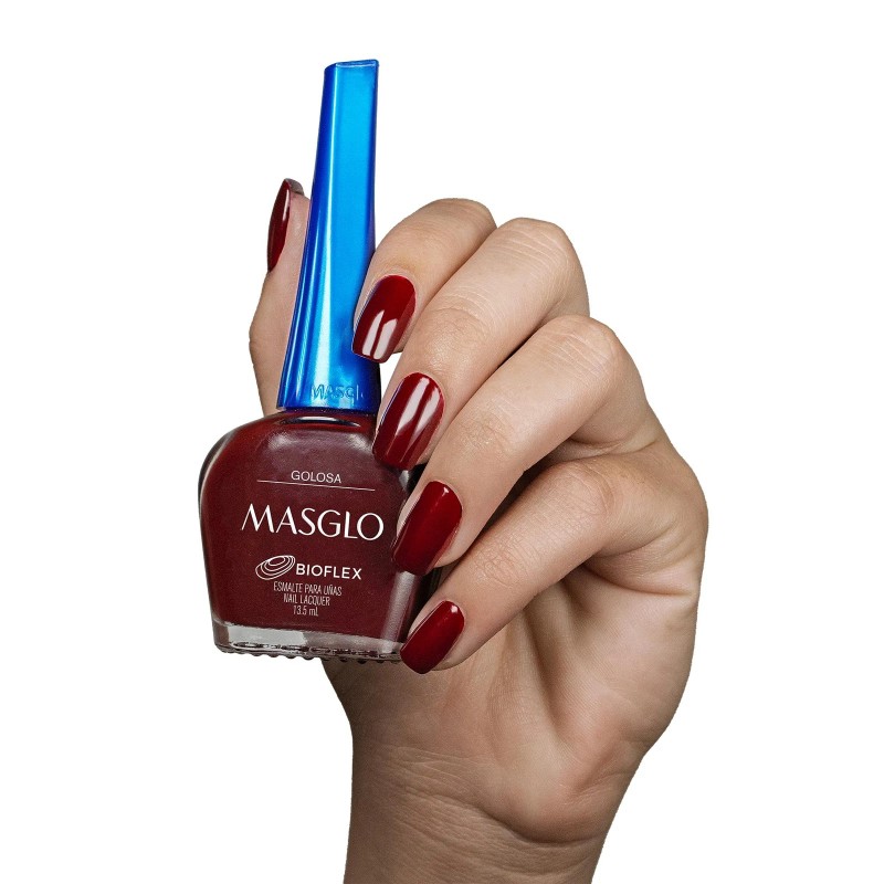 Masglo Black Nail Polish Set 4 Pack 0.5 Fl Oz