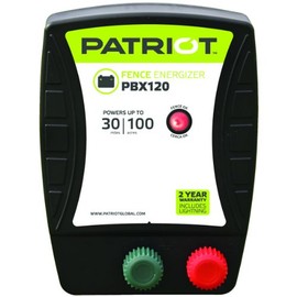Patriot PBX120 Battery Fence Energizer, 1.2 Joule