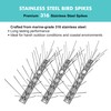 EVOGES 316 Stainless Steel Bird Spikes for Pigeons & Seagulls