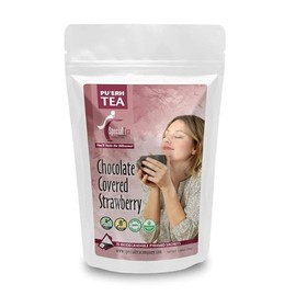 Special Tea Chocolate Covered Strawberry Pu-erh Tea, Pyramid 15 Sachets