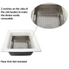 TrueCraftware- 8-1/2" x 8-1/2" x 3” Stainless Steel Floor Sink