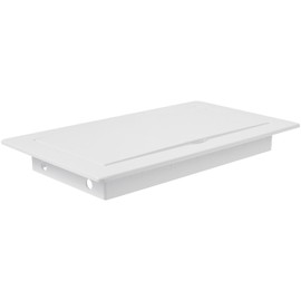 HVAC OV 4 x 8 Inch White Rectangular ABS Plastic Plumbing Access Panel - Indoor Wall Access Door for HVAC, Wall, Ceiling, and Drywall with Door - Opening Box Door Cover - Easy to Install
