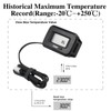 NInE-ROnG Digital Engine Temperature Gauge Temp Measuring Instrument High Temperature
