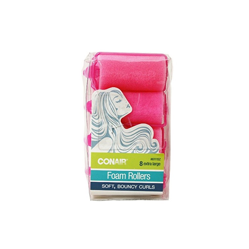 Conair Styling Essentials Extra Large Foam Rollers 8 ea