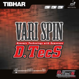 Tibhar Vari Spin D.Tec.S Rubber Black 1.8 mm