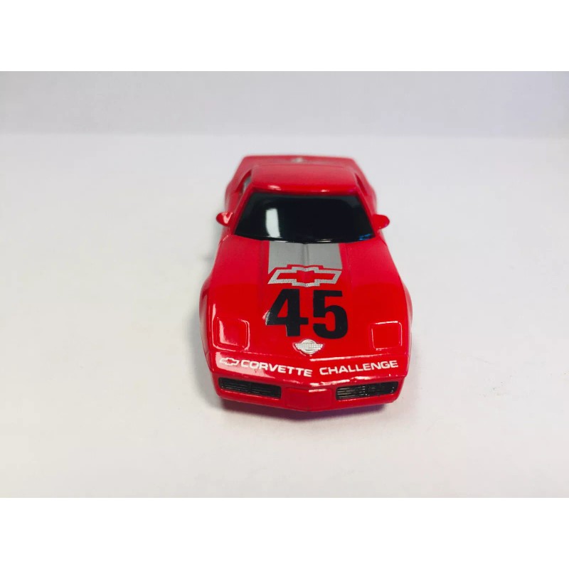 TYCO RARE CORVETTE CHALLENGE BODY RED / Silver #45 ~