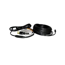 EasyHeat 60' Roof Deicing Cable, For Roof and Gutters, Pre-assembled for Ice and Snow Damage Prevention, 300 Watts