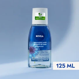 Nivea desmaquillante facial bifásico de ojos con biotina y flor de aciano 125 ml
