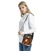 Wanyint Snowman Print Christmas Shoulder Handbag Messenger Bag for Women