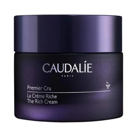 CAUDALIE Premier Cru La Crema Rich con Ceramidas Barrera Cutánea 50 mL | La Crema Rich corrige todos los marcadores de la edad y repara la barrera cutánea.