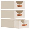 DIMJ Closet Organizers and Storage - Stackable Fabric Storage Bins