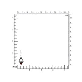 Silvershake 1.06ct. Natural Heart Shape Garnet 925 Sterling Silver Claddagh Dangle Leverback Earrings