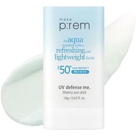 MAKEPREM Make PRem Uv Defense Me Barra Solar Acuosa Fps 50 Pa Hidratante Y Refrescante Ligera Acabado No Graso Protector Solar Coreano 18 G