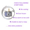 Universal Fridge/Freezer Thermostat Refrigerator Temperature Control WPF-20, Thermostat for Mini