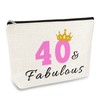 40th Birthday Gifts for Women 1982 Birthday Gifts Makeup Bag