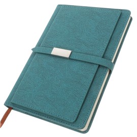Operitacx Notebook Planner 2023 Plan Planner Hourly Planner Work 2023 Calendar Notebook Budget Planner Daily Planner Intelligent Agenda Day Spiral Notebook Business Notebook Green Gradient Leather