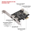 PCI -E 1X to 3-port 1394A (2 out of 1)
