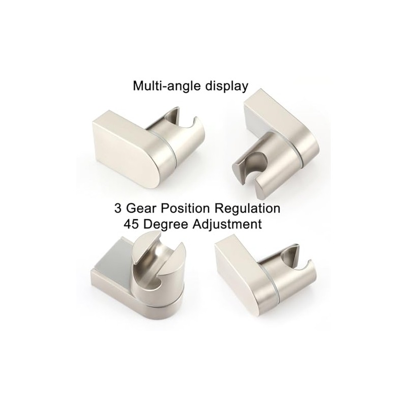 Muxios On Wall Mount Shower Bracket for Handheld Shower Head,
