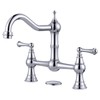 WOWOW Chrome Kitchen Faucet for Sink 2 or 3 Hole