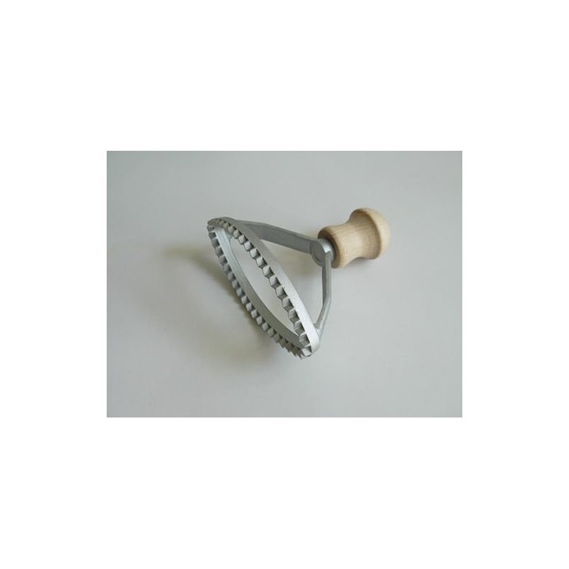 Tredoni 10.5x5cm Oval Ravioli Pasta/Dough Stamp Cutter, Cookie Stamp