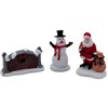 Bambelaa! Christmas Town 9-Piece Winter Village Christmas Village Christmas Scene