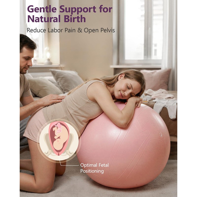 Slim Panda Birthing Ball - 1.7mm Extra Thick SGS Certified