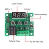 AOICRIE 1 x W1209 Digital Temperature Controller, 12 V DC