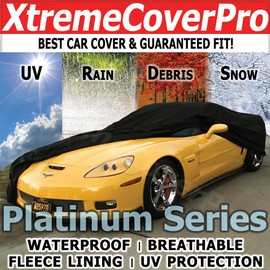 Custom FIT Car Cover fits Chevy Corvette C6 2005 2006 2007 2008 2009 2010 2011 2012 XTREMECOVERPRO Platinum Series Black