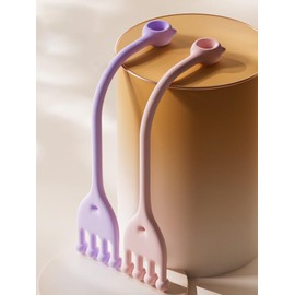 Toe Training Tube, Foot Training, Muscle Training, Stretch Band, Exercise, Easy to Put on and Take Off, Washable, Unisex (Murasaki)