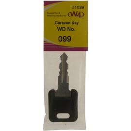 W4 WD Replacement Caravan Key No099 - Black