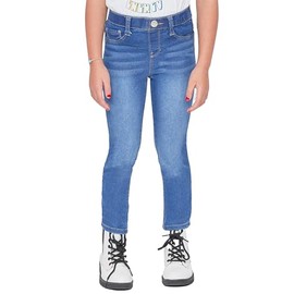 YMI Toddler Girl Adjustable Waist Pull-On Skinny Jeans Sizes 4T, 5T, 6T, 6X, Girls, Denim Pants for Toddlers