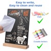 8 x12 Inch 1 Pack Tabletop Chalkboard Sign with Base